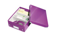 LEITZ Click&Store WOW Org.box S 60570062 violett 22x10x28.5cm