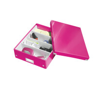 LEITZ Click&Store WOW Org.box M 60580023 pink...