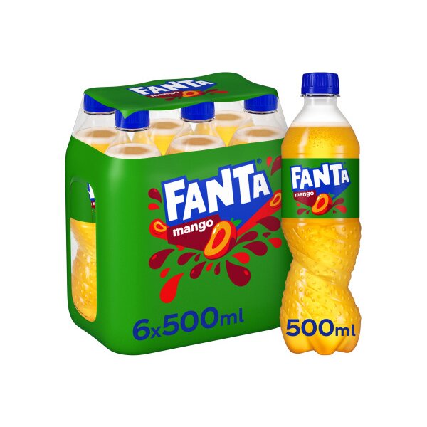 FANTA Mango, Pet 129400000663 50 cl, 6 Stk.