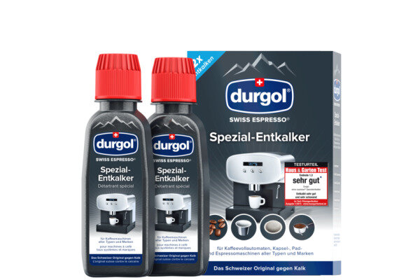 DURGOL Spezial-Entkalker 973454 Swiss Espresso 2 Stück