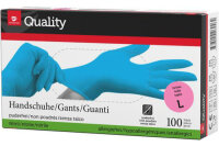 QUALITY Gants Nitril L 975752 bleu 100 pcs.