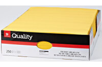 QUALITY Set de table Airlaid uni 992703 jaune 250 pcs.
