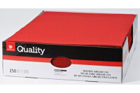 QUALITY Set de table Airlaid uni 992705 rouge 250 pcs.