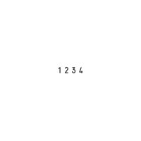 TRODAT Ziffernstempel 1544 4-stellig 4mm