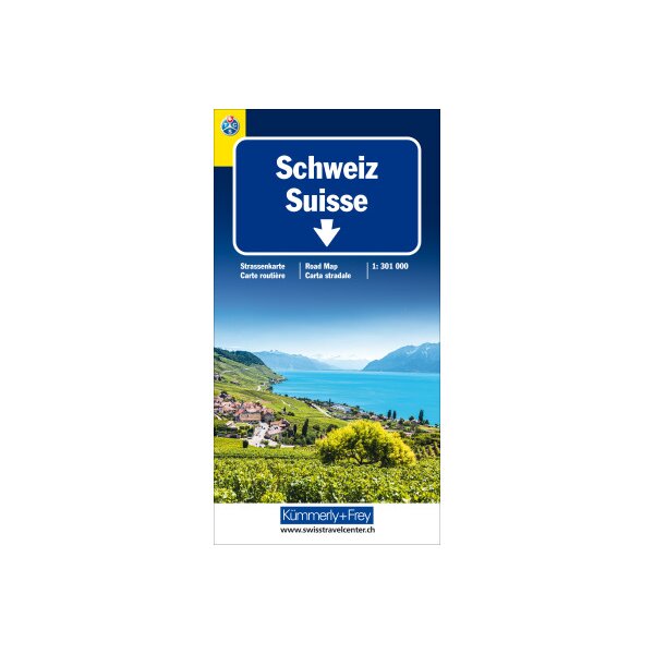 K&Uuml;MMERLY+FREY Schweiz TCS 978-3-259-04300-4 Schweiz TCS 1:301