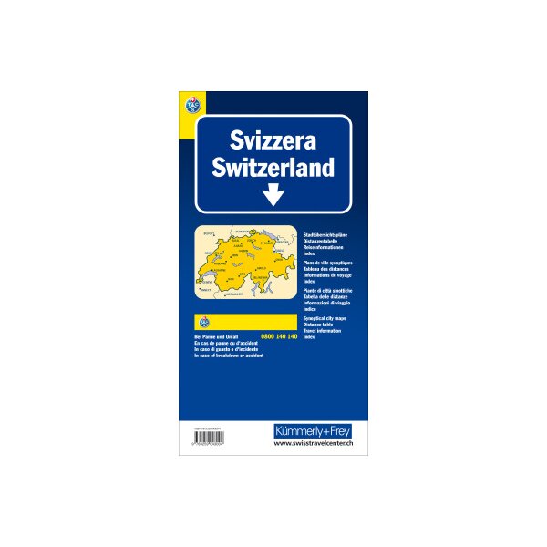 K&Uuml;MMERLY+FREY Schweiz TCS 978-3-259-04300-4 Schweiz TCS 1:301