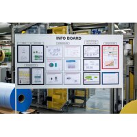 DURABLE Cadre daffichage magnétique DURAFRAME MAGNETIC, A5