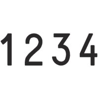 TRODAT Nummernstempel 15124 4-stellig 12mm