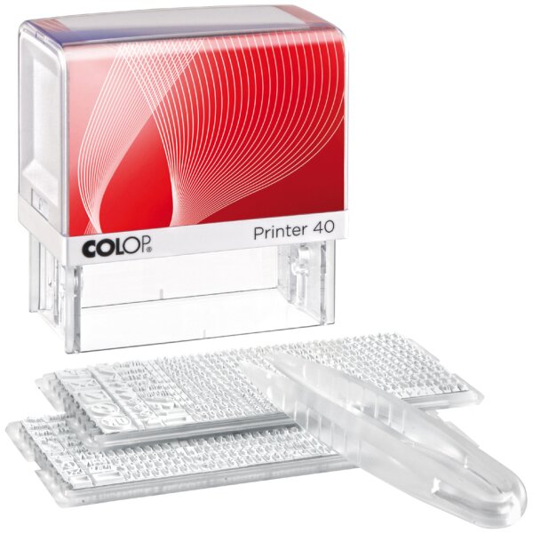 COLOP Textstempelautomat "D-I-Y Sets" Printer 40 2 Set