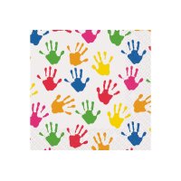 STEWO Servietten 33x33cm 2572942960 Hände 20 Stück