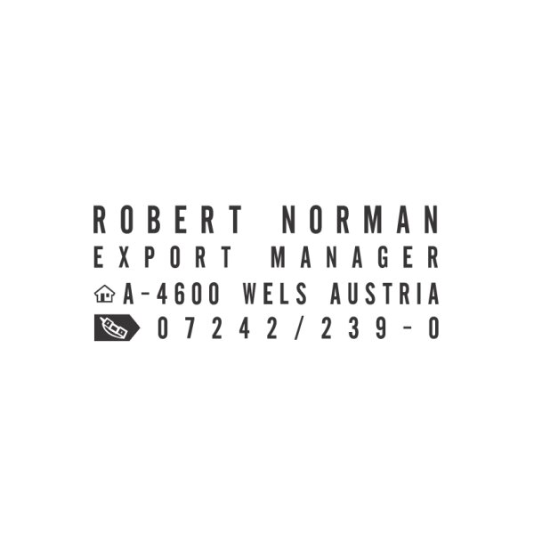 trodat Kit tampon à encrage automatique Typo Printy 4912