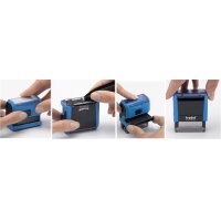 trodat Textstempelautomat Typo Printy Set 4912, 4 Zeilen