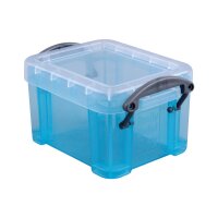 USEFULBOX Kunststoffbox 0,14l 68501217 transparent blau