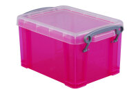 USEFULBOX Kunststoffbox 0,7lt 68501718 transparent pink