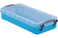 USEFULBOX Kunststoffbox 0,55lt 68501617 transparent blau