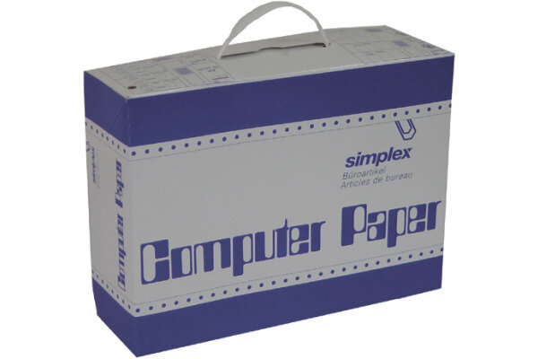SIMPLEX Computerpapier A4 38003 weiss orange 1000 Stück