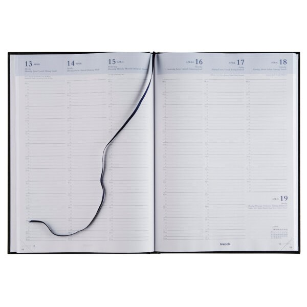 BREPOLS Agenda Omega Lima Kul. 2027 0.030.1256 1S/2P bordeaux 21x29cm