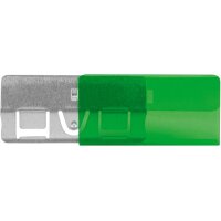 BIELLA Klarsichthülsen 60x30mm 27360230U grün 25 Stück