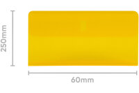 BIELLA Klarsichthülsen 60x30cm 27360220U gelb 25 Stück