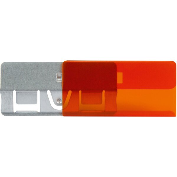 BIELLA Klarsichthülsen 60x30mm 27360235U orange 25 Stück