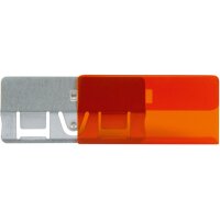 BIELLA Klarsichthülsen 60x30mm 27360235U orange 25 Stück