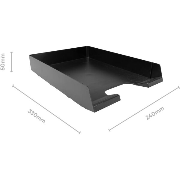 BIELLA Briefkorb Parat-Plast A4/C4 30540002U schwarz