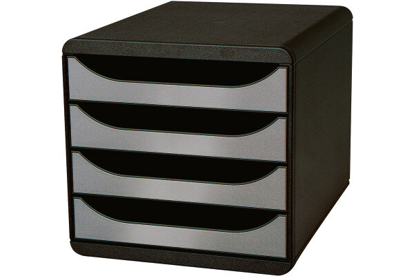 EXACOMPTA Set tiroirs noir 310438D 4 comp.