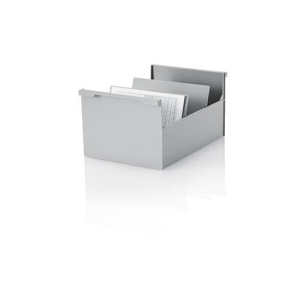 STYRO Caisse defichier transverse A5 30-532.85 gris