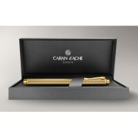 CARAN DACHE Stylo à bille 898.208 or Ecridor Chevron