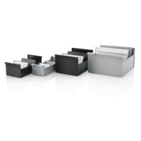 STYRO Karteikasten quer A4 30-432.85 grau