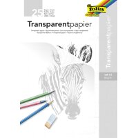 folia Transparentpapier-Block, DIN A3, 80 g qm, 25 Blatt