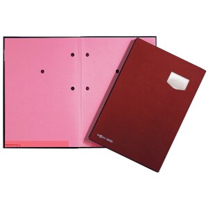 PAGNA Parapheur DE LUXE, A4, 20 compartiments, rouge