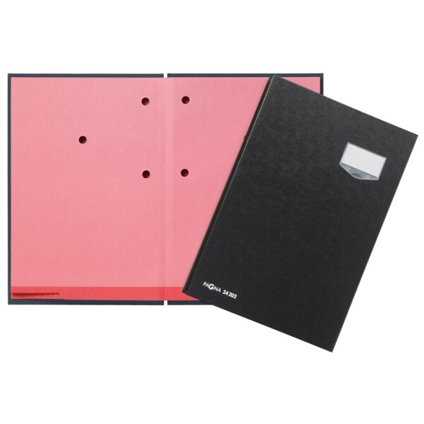 PAGNA Parapheur DE LUXE, A4, 20 compartiments, noir
