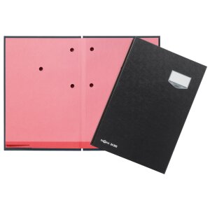 PAGNA Parapheur DE LUXE, A4, 20 compartiments, noir