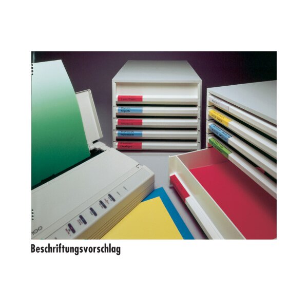 STYRO Beschriftungshülse grau 01-296.92 6,8cm 10 Stück