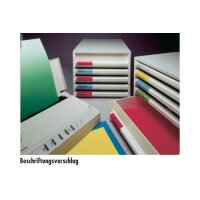 STYRO Beschriftungshülse 01-296.92 grau 6.8cm 10...