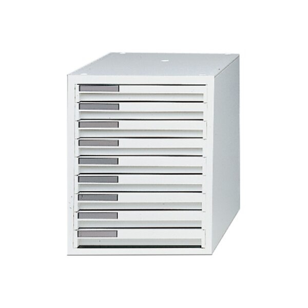 STYRO Schubladenbox weiss 119118405 9 Fächer, styrokay