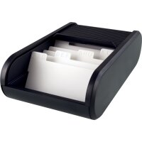 helit Visitenkartenbox the personal, schwarz/blau