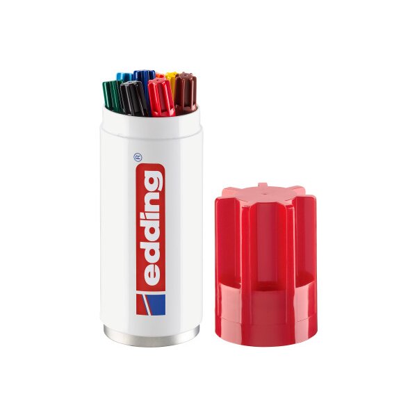 EDDING Permanent Marker 3000 1,5-3mm 3000-Box8 8 couleurs, box