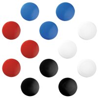 herlitz Aimants, rond, diamètre: 30 mm, assorti en...