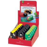 FABER-CASTELL Taille-crayon double animaux,...