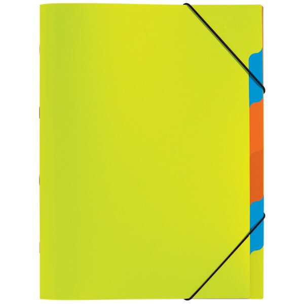 PAGNA Ordnungsmappe "Funky School", DIN A4, PP, 5 Fächer