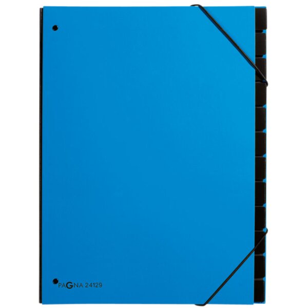 PAGNA Pultordner Trend, DIN A4, 12 Fächer, orange