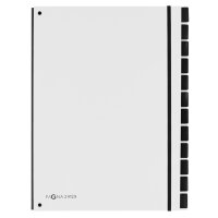 PAGNA Pultordner Trend, DIN A4, 12 Fächer, orange