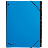 PAGNA Pultordner Trend, DIN A4, 12 Fächer, lila