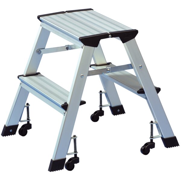 WEDO Klapptritt, aus Aluminium, Tragkraft: 150 kg