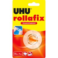 UHU Klebefilm rollafix transparent, inkl. Handabroller