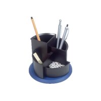 HELIT Stifteköcher 150x112mm H6390593 schwarz/blau