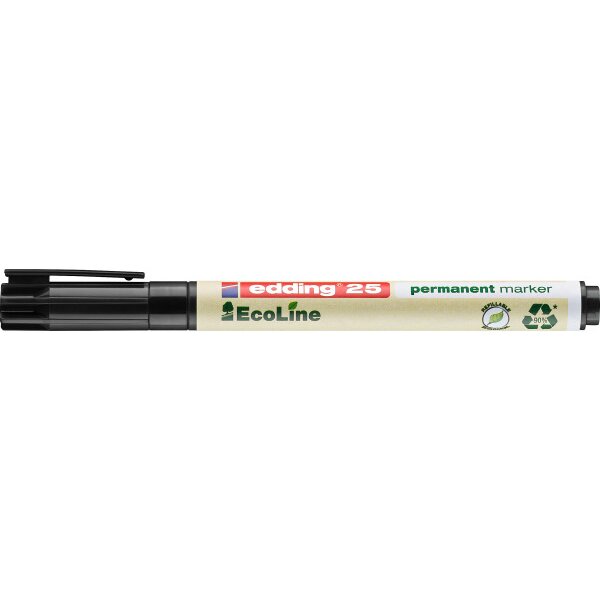 EDDING Permanent Marker 25 EcoLine 25-1 schwarz