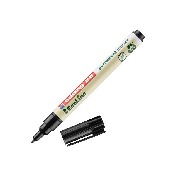EDDING Permanent Marker 25 EcoLine 25-1 schwarz